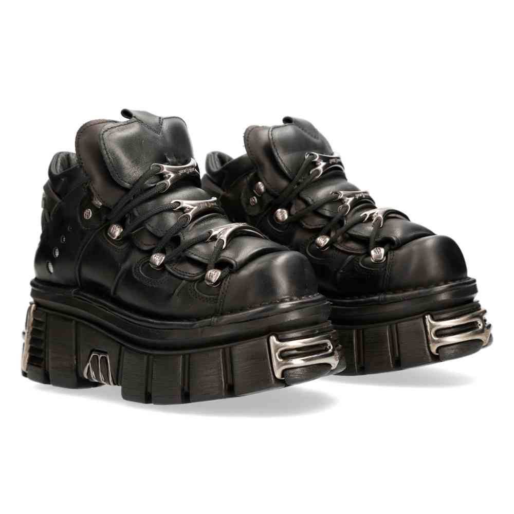 New Rock - M106S112 Platform sneakers - Black Product image